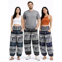harem pant elephant print